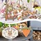 14 Pcs Easter Tiered Tray Decor Set Farmhouse Bunny Carrot Wooden Signs Rustic Spring Tiered Tray Decor Easter Table Decorations for Home Kitchen Coffee Bar Shelf
